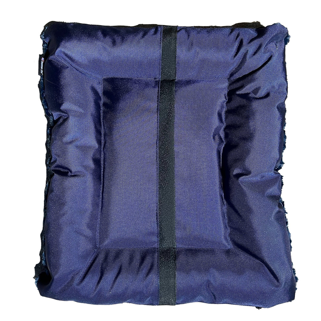 Dog Bed - Rectangle Bolstered Furvana™ 'Cloud'