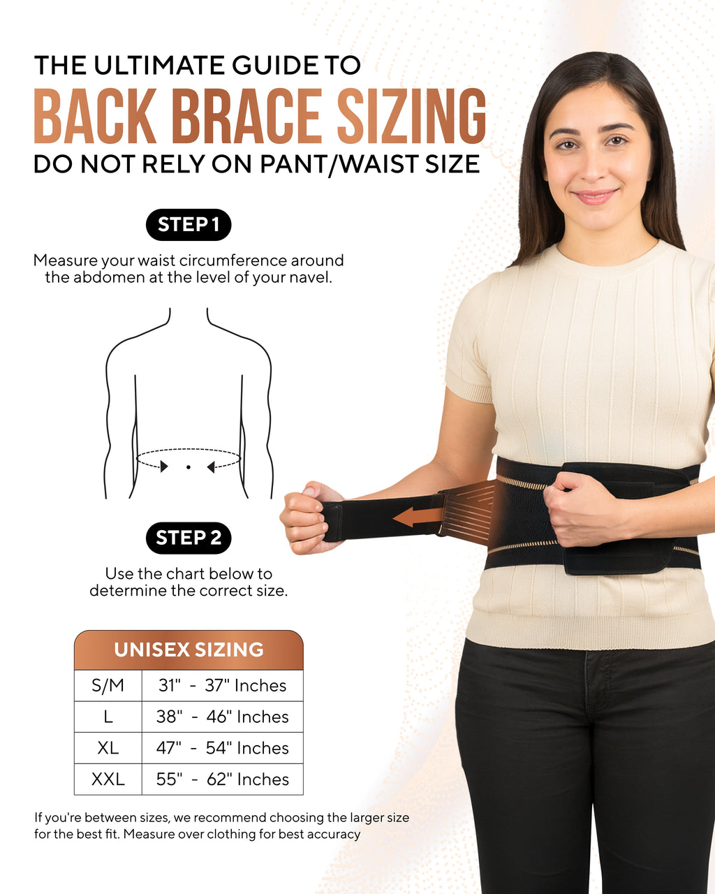 Copper Compression Lower Back Brace