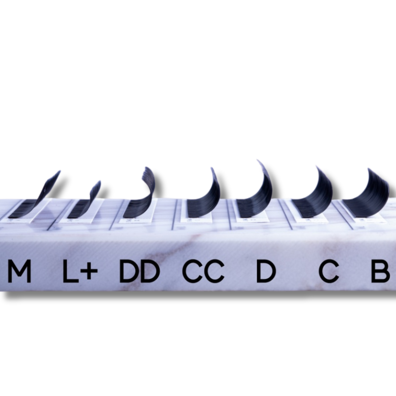 14D, .03, Handmade Loose Thin-Based Premade Fans (500 Single Length)